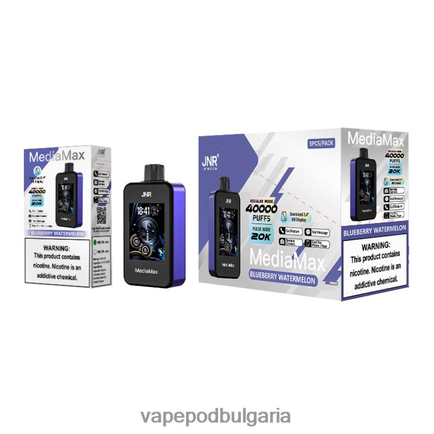 JNR MediaMax 40k пуф боровинка диня J48D0Z12 | Vape Течности